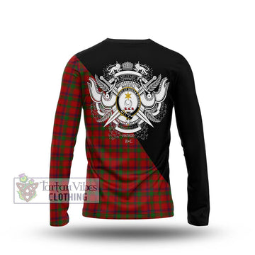 MacColl (McColl) Tartan Long Sleeve T-Shirt with Family Crest and Military Logo Style - Tartan Vibes Clothing