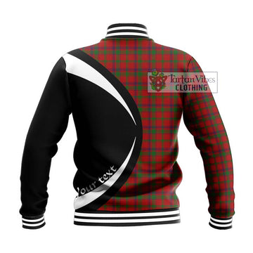 MacColl (McColl) Tartan Baseball Jacket with Family Crest Circle Style