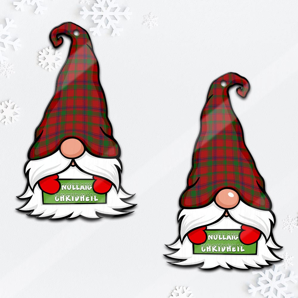 MacColl (McColl) Gnome Christmas Ornament with His Tartan Christmas Hat - Tartan Vibes Clothing