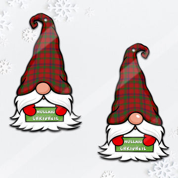 MacColl (McColl) Gnome Christmas Ornament with His Tartan Christmas Hat - Tartan Vibes Clothing