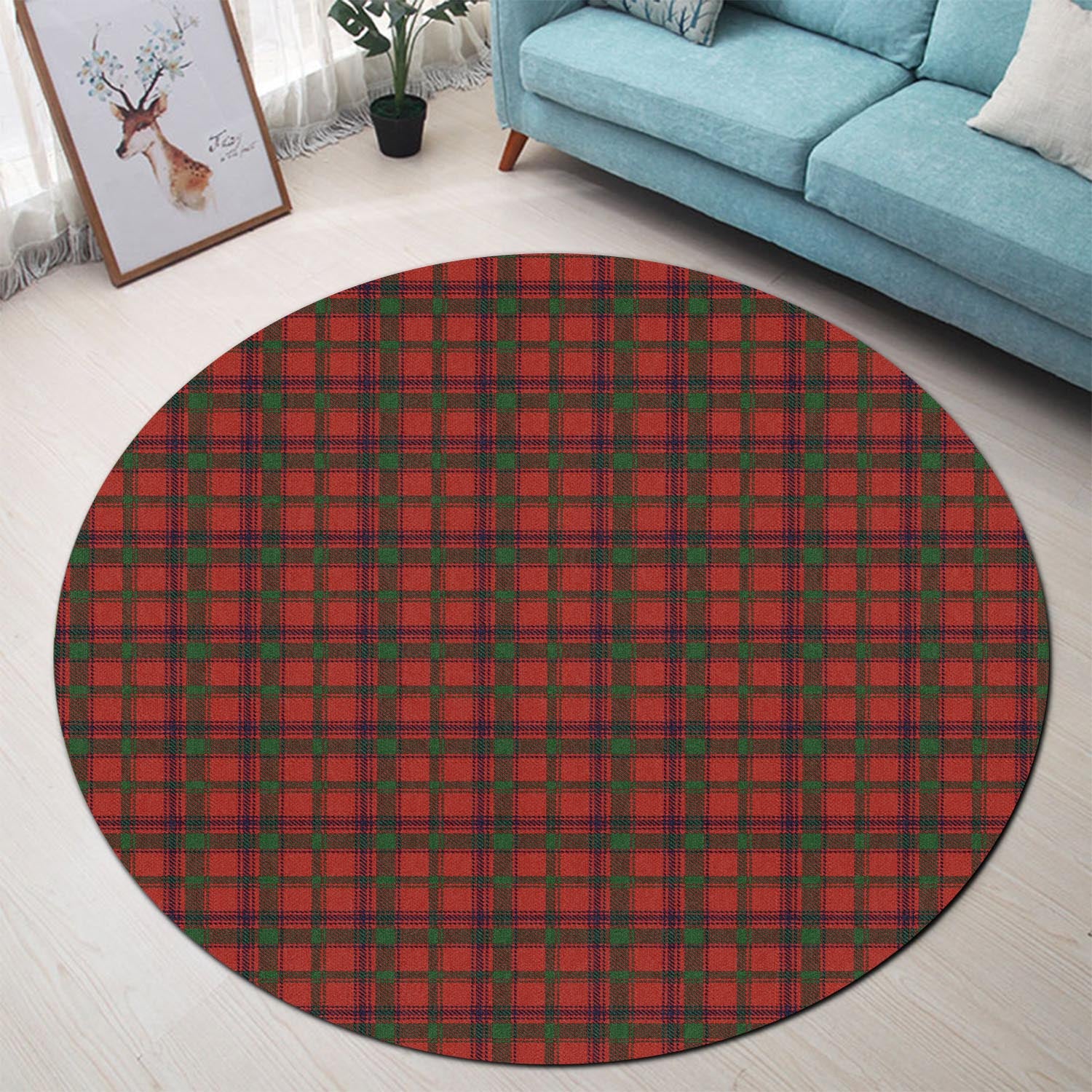 MacColl (McColl) Tartan Round Rug - Tartan Vibes Clothing