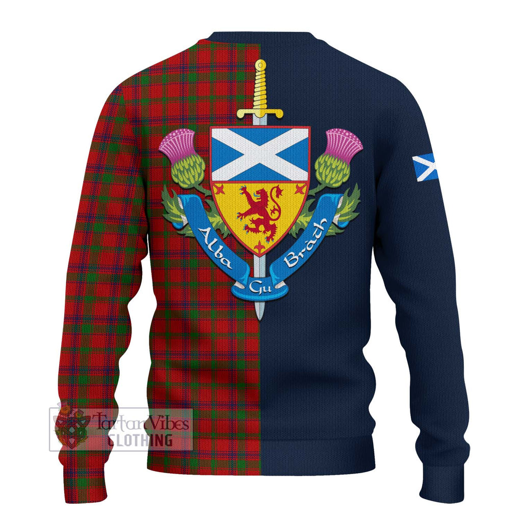 MacColl (McColl) Tartan Ugly Sweater Alba with Scottish Lion Royal Arm Half Style - Tartan Vibes Clothing