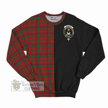 MacColl (McColl) Tartan Sweatshirt with Family Crest and Half Of Me Style - Tartan Vibes Clothing
