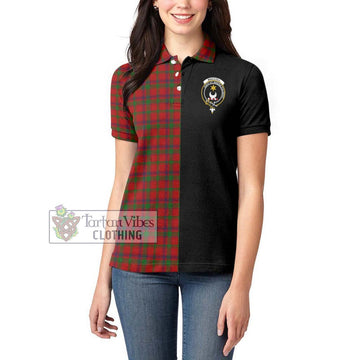 MacColl (McColl) Tartan Women's Polo Shirt with Family Crest and Half Of Me Style - Tartan Vibes Clothing