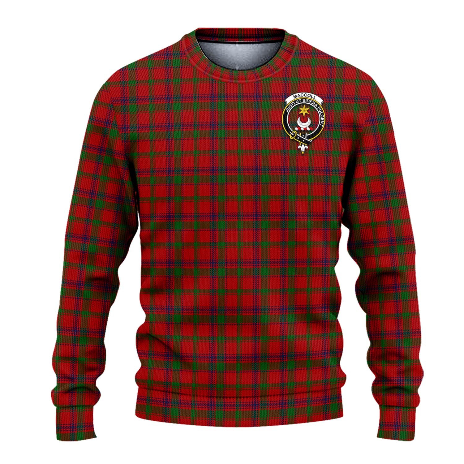 MacColl (McColl) Tartan Ugly Sweater with Family Crest - Tartan Vibes Clothing