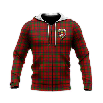 MacColl Tartan Knitted Hoodie with Family Crest