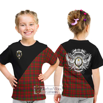 MacColl (McColl) Tartan Kid T-Shirt with Family Crest and Military Logo Style - Tartan Vibes Clothing