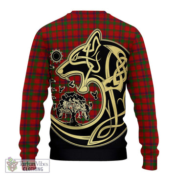 MacColl (McColl) Tartan Ugly Sweater with Family Crest Celtic Wolf Style - Tartan Vibes Clothing