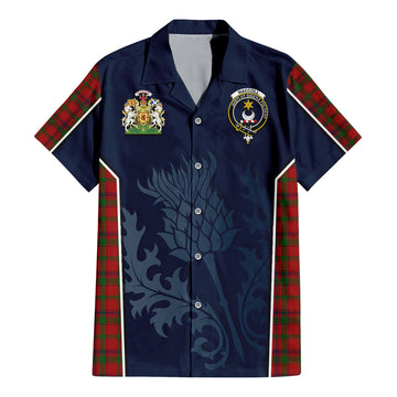 MacColl (McColl) Tartan Hawaiian Shirt with Family Crest and Scottish Thistle Vibes Sport Style - Tartan Vibes Clothing