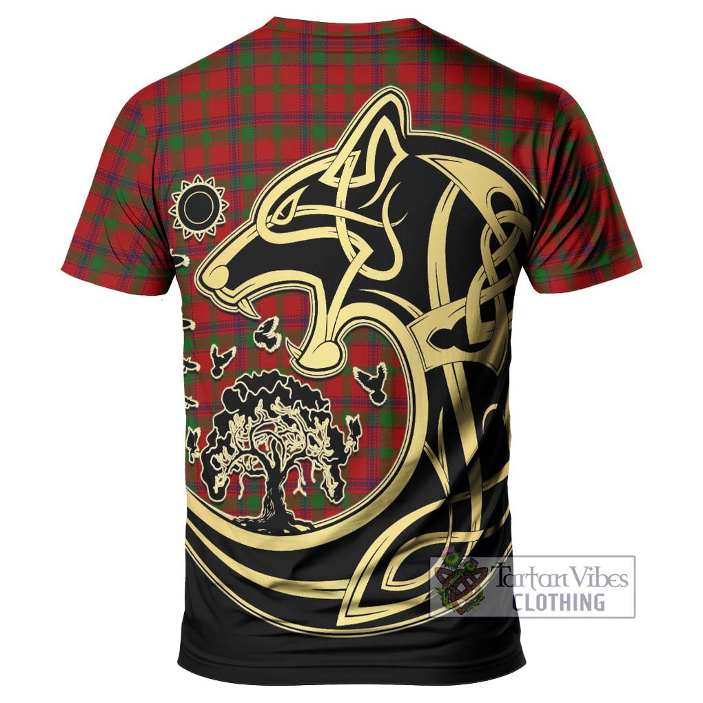 MacColl (McColl) Tartan T-Shirt with Family Crest Celtic Wolf Style - Tartan Vibes Clothing