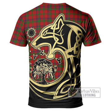 MacColl (McColl) Tartan T-Shirt with Family Crest Celtic Wolf Style - Tartan Vibes Clothing