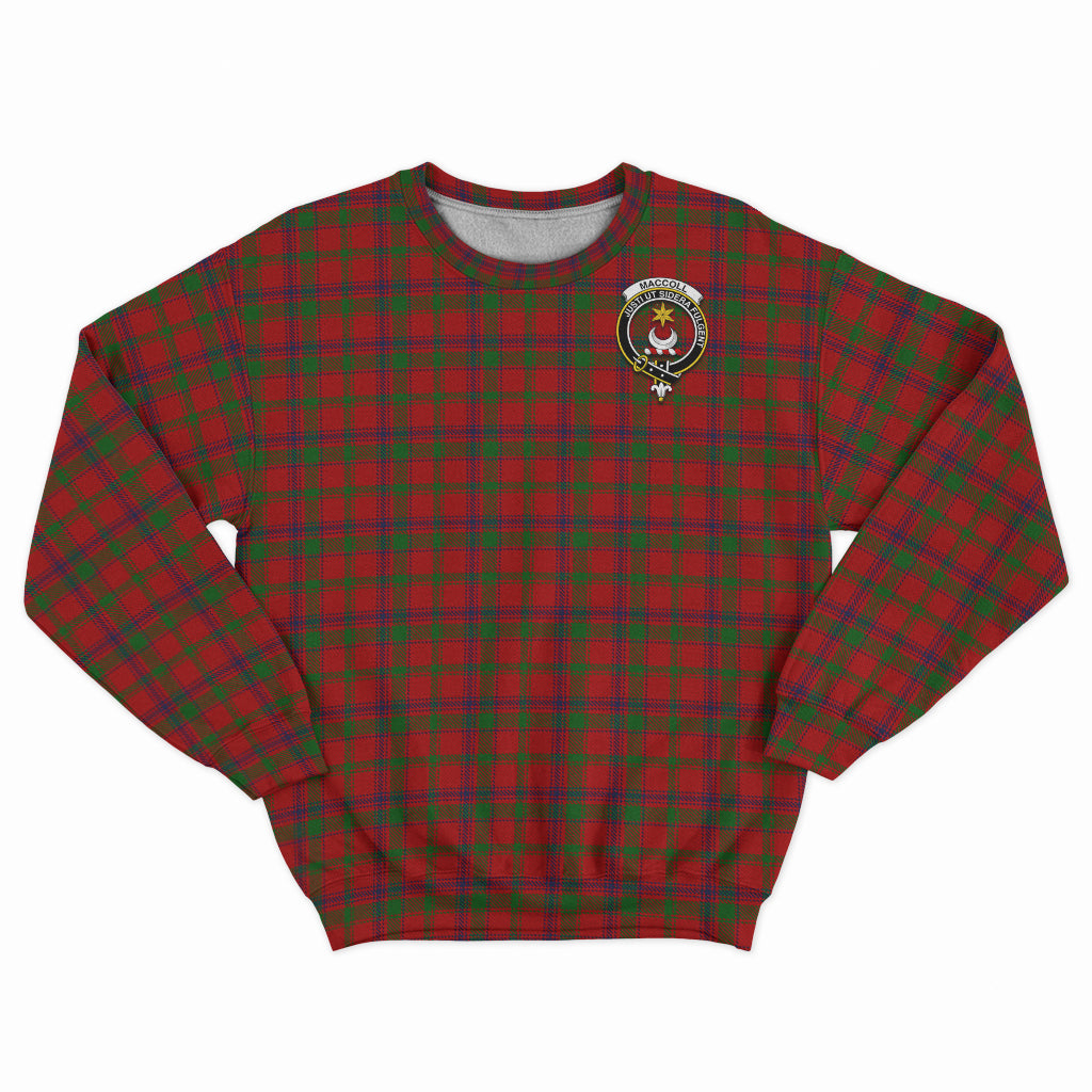 MacColl (McColl) Tartan Sweatshirt with Family Crest - Tartan Vibes Clothing