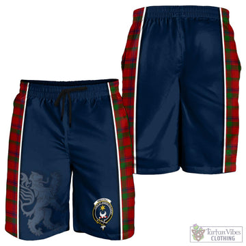 MacColl (McColl) Tartan Men's Shorts with Family Crest and Lion Rampant Vibes Sport Style - Tartan Vibes Clothing