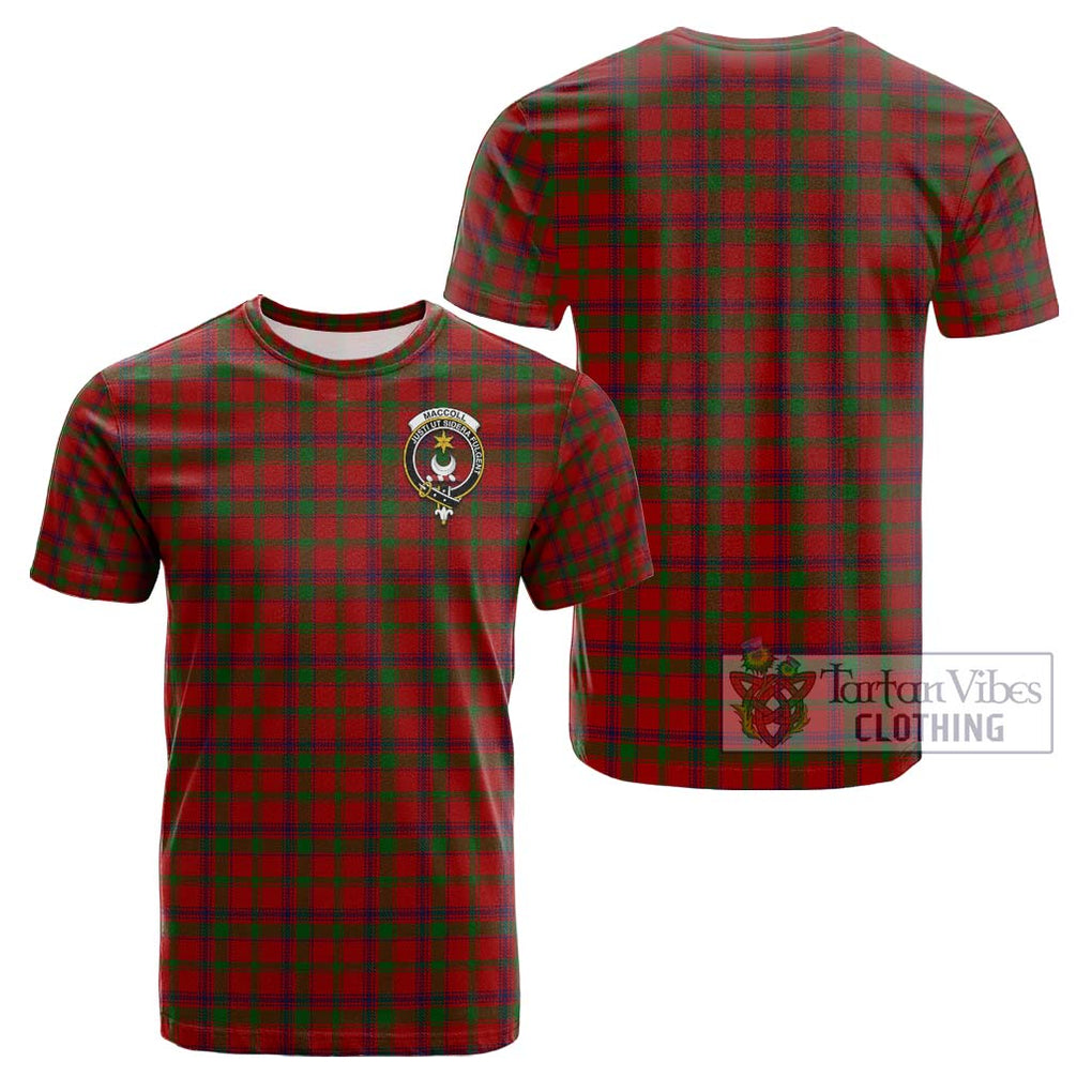 MacColl (McColl) Tartan Cotton T-Shirt with Family Crest - Tartan Vibes Clothing