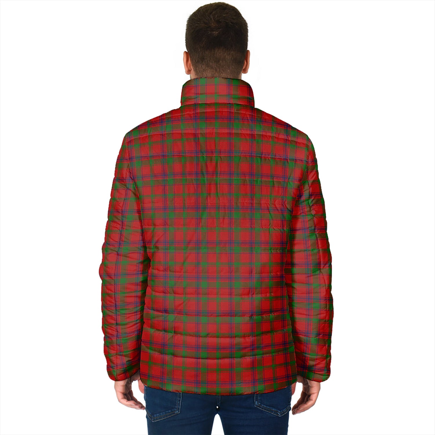 MacColl Tartan Padded Jacket with Family Crest - Tartanvibesclothing