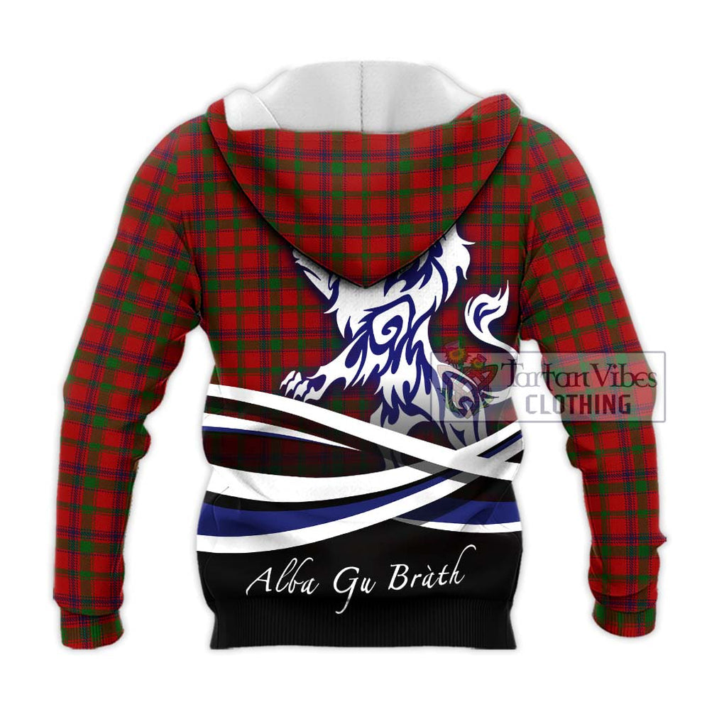 MacColl (McColl) Tartan Knitted Hoodie with Alba Gu Brath Regal Lion Emblem - Tartan Vibes Clothing