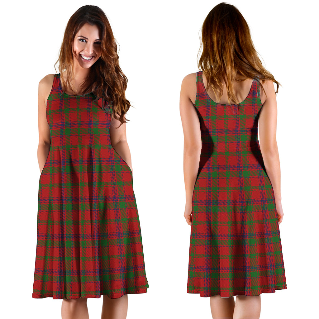 MacColl (McColl) Tartan Sleeveless Midi Womens Dress - Tartan Vibes Clothing