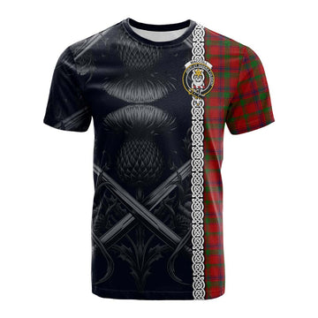 MacColl (McColl) Tartan Cotton T-shirt with Family Crest Cross Sword Thistle Celtic Vibes Kid's Shirt - Tartan Vibes Clothing