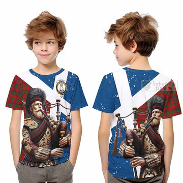 MacColl (McColl) Tartan Kid T-Shirt with Family Crest Scottish Bagpiper Vibes Youth XL Size14 - Tartan Vibes Clothing