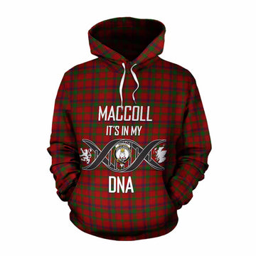 MacColl (McColl) Tartan Cotton Hoodie with Family Crest DNA In Me Style Pullover Hoodie XS - Tartan Vibes Clothing