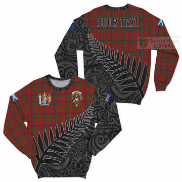 MacColl (McColl) Crest Tartan Sweatshirt with New Zealand Silver Fern Half Style Unisex - Tartan Vibes Clothing