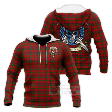 MacColl (McColl) Tartan Knitted Hoodie with Family Crest Celtic Skull Style Unisex Knitted Pullover Hoodie - Tartan Vibes Clothing