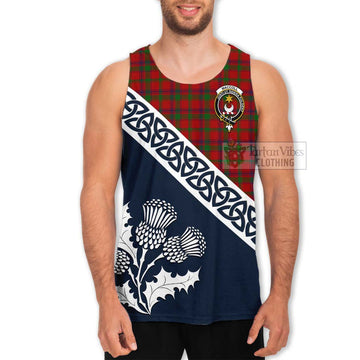 MacColl (McColl) Tartan Men's Tank Top Featuring Thistle and Scotland Map Men - Tartan Vibes Clothing