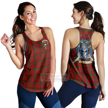 MacColl (McColl) Tartan Women's Racerback Tanks with Family Crest Celtic Skull Style 4XL - Tartan Vibes Clothing