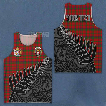 MacColl (McColl) Crest Tartan Men's Tank Top with New Zealand Silver Fern Half Style Men - Tartan Vibes Clothing