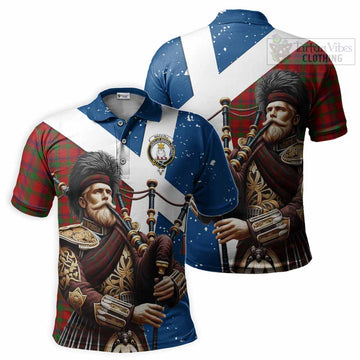 MacColl (McColl) Tartan Polo Shirt with Family Crest Scottish Bagpiper Vibes Kid - Tartan Vibes Clothing