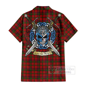 MacColl (McColl) Tartan Hawaiian Shirt with Family Crest Celtic Skull Style - Tartan Vibes Clothing