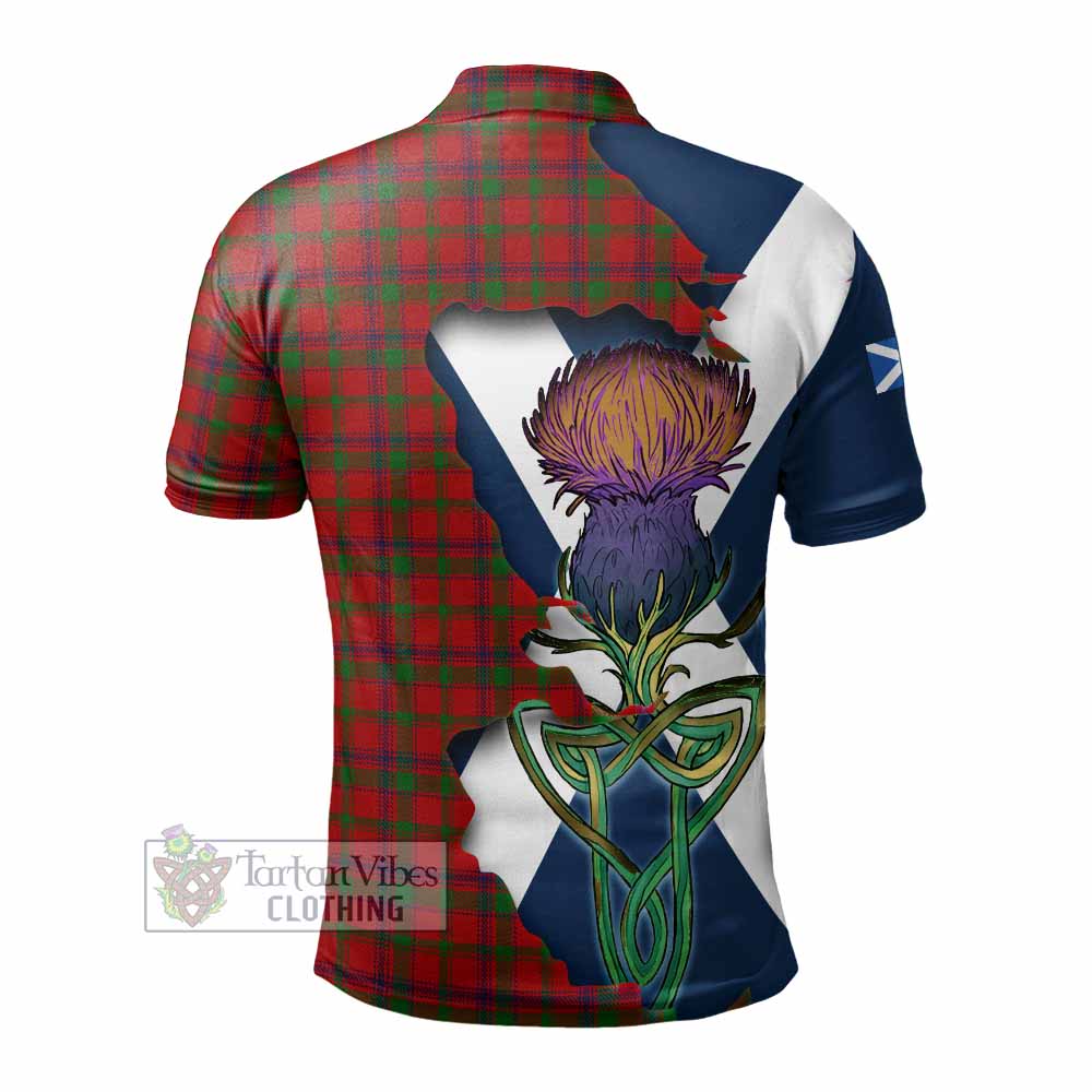Tartan Vibes Clothing MacColl (McColl) Tartan Family Crest Polo Shirt Scottish Thistle Celtic Inspired