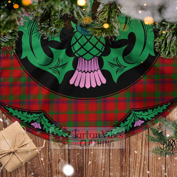 MacColl (McColl) Tartan Christmas Tree Skirt Scottish Thistle Style - Tartan Vibes Clothing