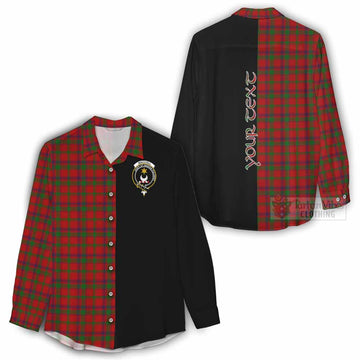 MacColl (McColl) Tartan Women's Casual Shirt with Family Crest and Half Of Me Style - Tartan Vibes Clothing