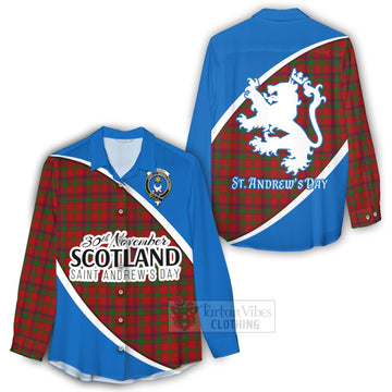 MacColl (McColl) Family Crest Tartan Women's Casual Shirt Celebrate Saint Andrew's Day in Style - Tartan Vibes Clothing