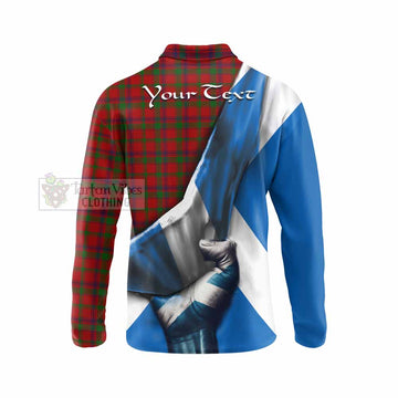 MacColl (McColl) Tartan Long Sleeve Polo Shirt with Family Crest Scotland Patriotic Style - Tartan Vibes Clothing