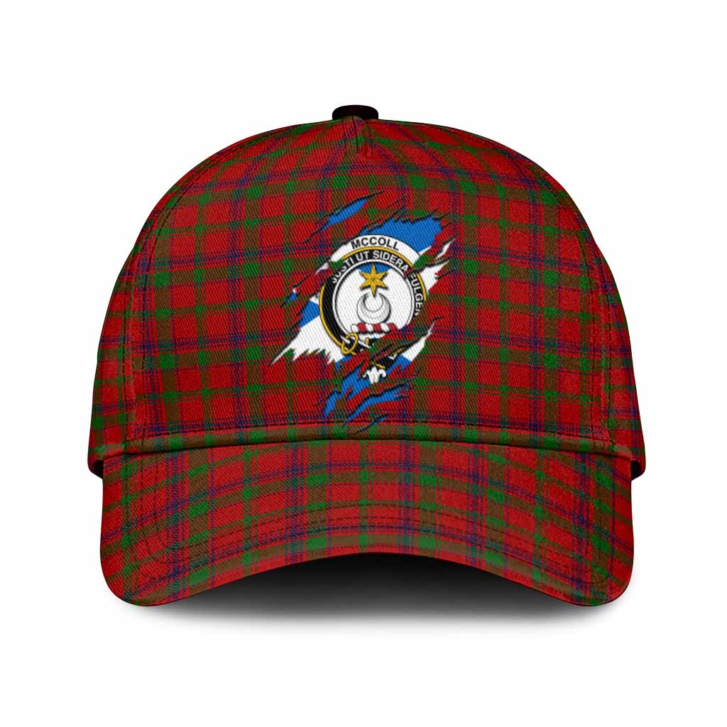 MacColl (McColl) Tartan Classic Cap with Family Crest In Me Style