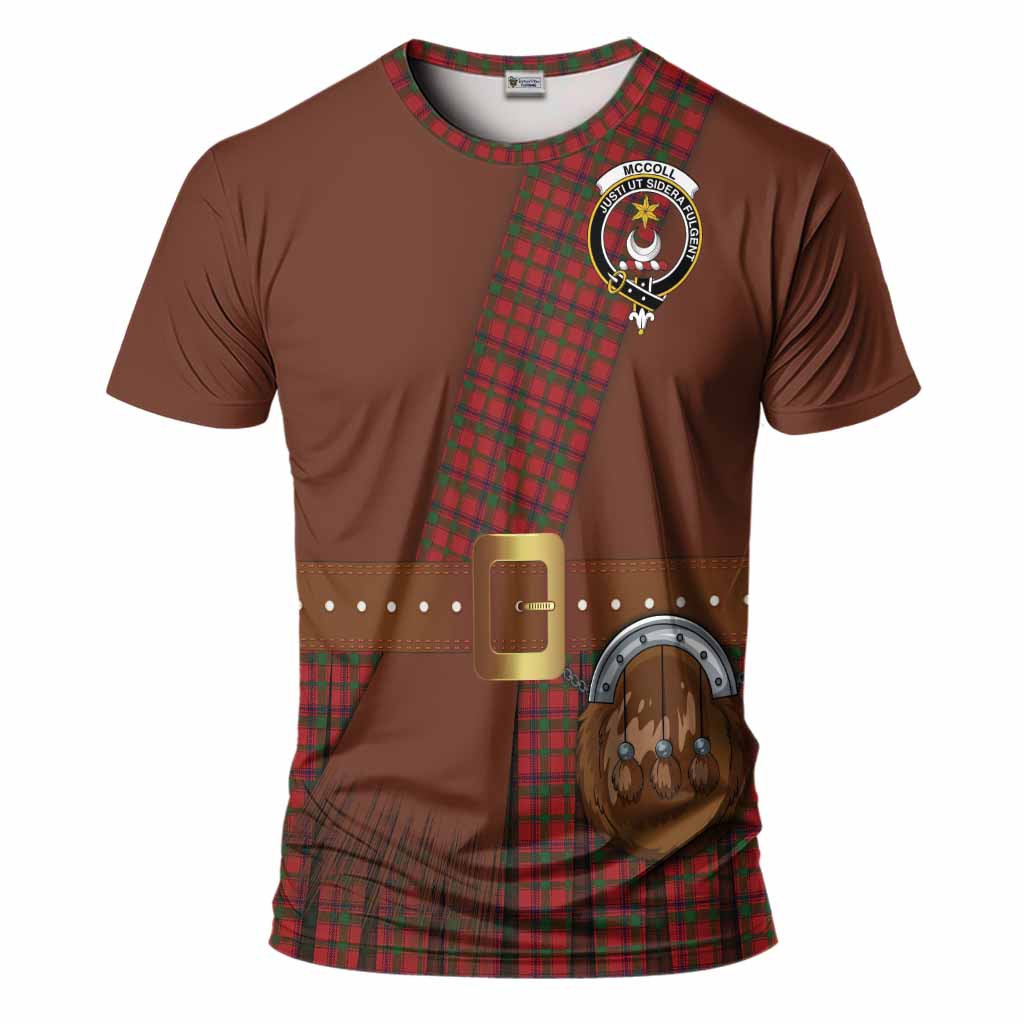 MacColl (McColl) Tartan Crest T-Shirt Kilt Costume Style