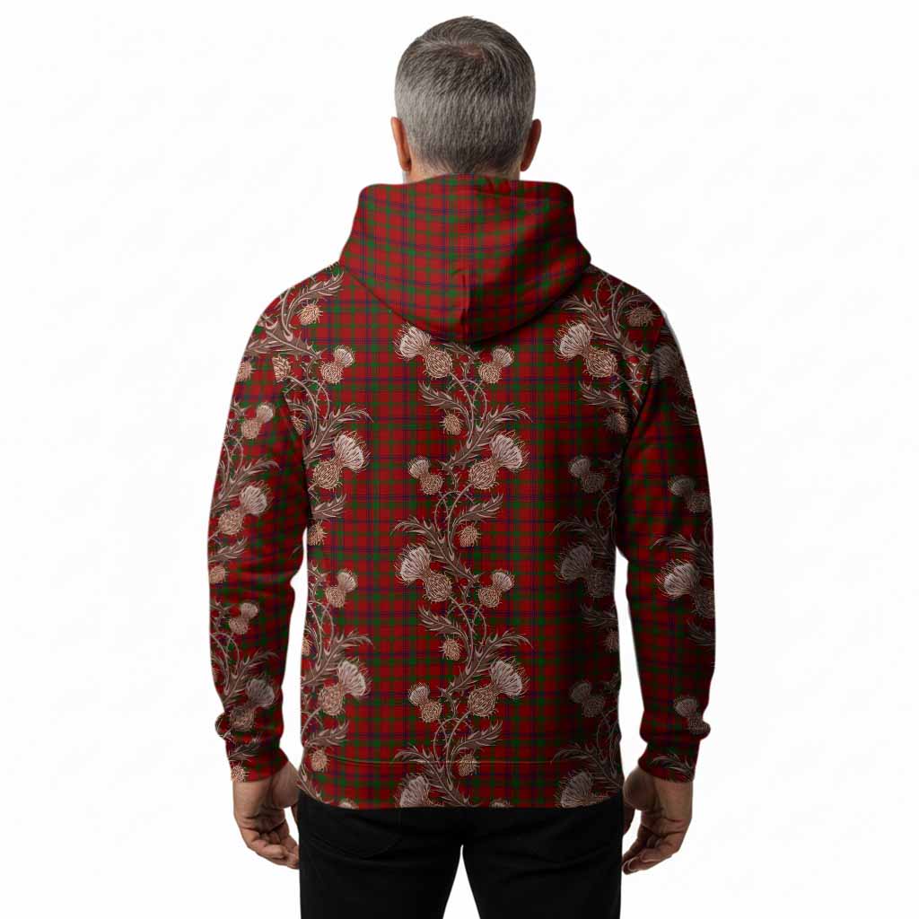 MacColl (McColl) Tartan Hoodie Seamless Scottish Thistle Flowers