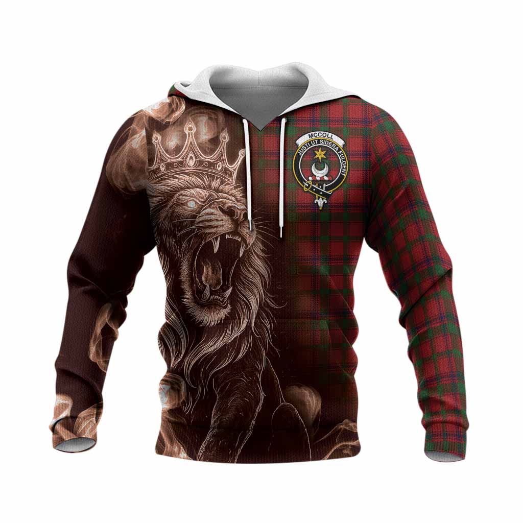 MacColl (McColl) Tartan Knitted Hoodie Roaring Lion Heritage