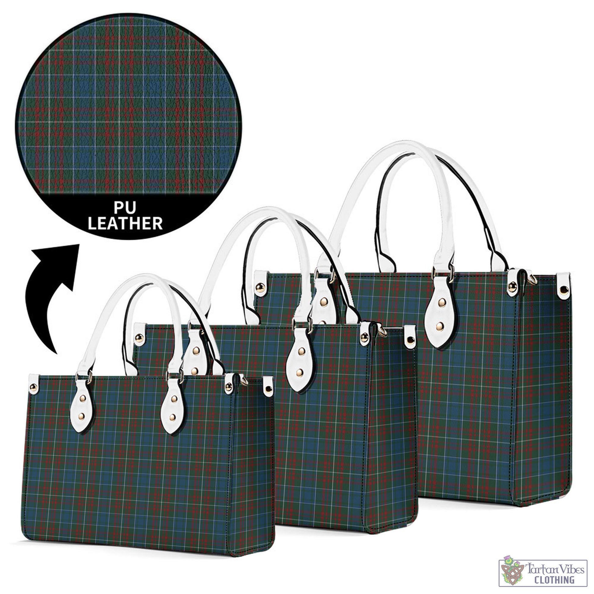 Tartan Vibes Clothing MacConnell Tartan Luxury Leather Handbags
