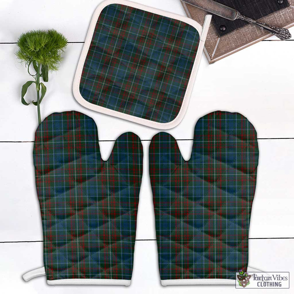 MacConnell (McConnell) Tartan Combo Oven Mitt & Pot-Holder Combo 1 Oven Mitt & 1 Pot-Holder White - Tartan Vibes Clothing