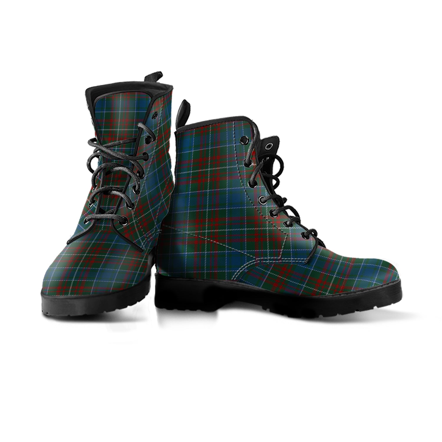 MacConnell (McConnell) Tartan Leather Boots Men' Boots - Tartan Vibes Clothing