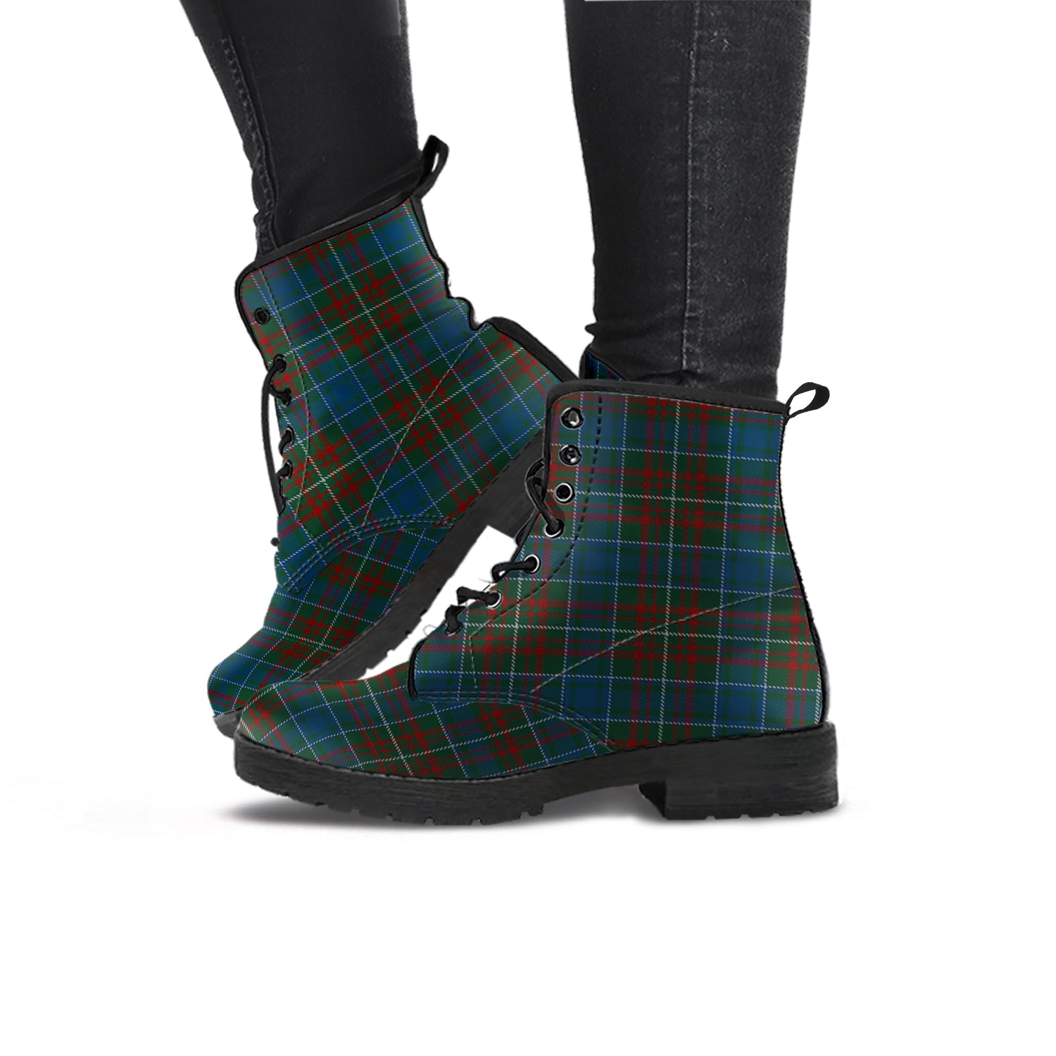 MacConnell (McConnell) Tartan Leather Boots - Tartan Vibes Clothing