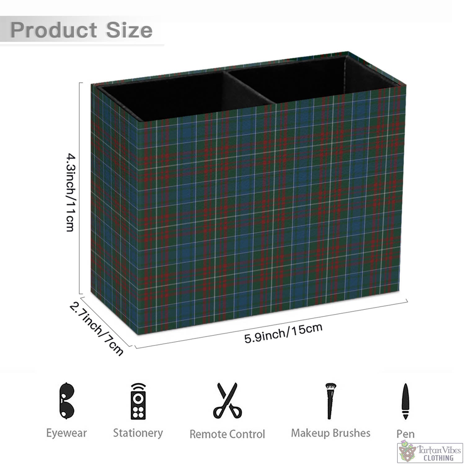 Tartan Vibes Clothing MacConnell Tartan Pen Holder