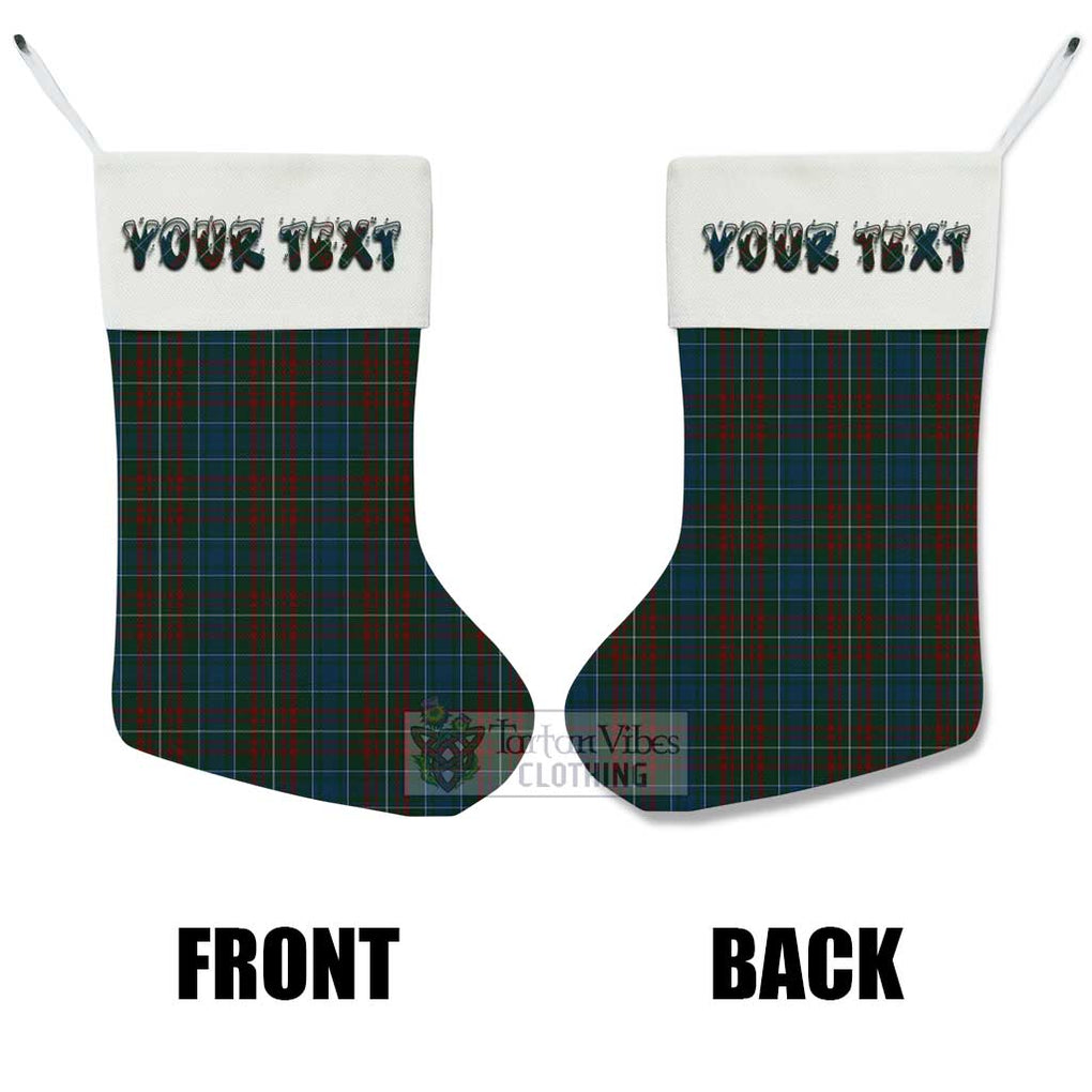 Tartan Vibes Clothing MacConnell (McConnell) Tartan Christmas Stocking with Personalized Text