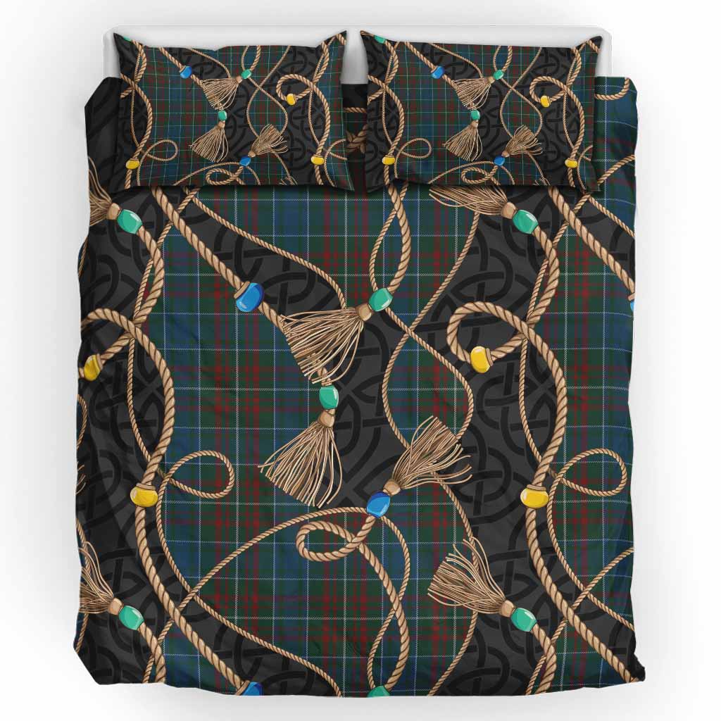 MacConnell (McConnell) Scottish Tartan Twisted Ropes Stylized Bedding Set UK Bedding Set UK King 91*87 inch - Tartan Vibes Clothing