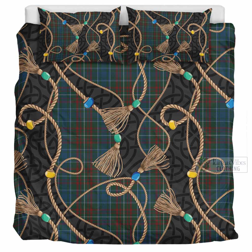 MacConnell (McConnell) Scottish Tartan Twisted Ropes Stylized Bedding Set UK Bedding Set UK Super King 104*94 inch - Tartan Vibes Clothing