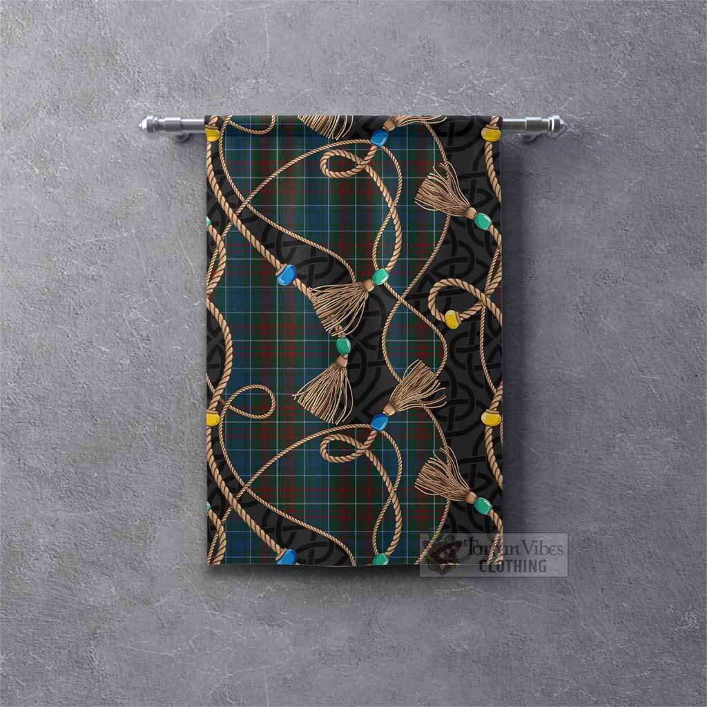 MacConnell (McConnell) Scottish Tartan Twisted Ropes Stylized Gonfalon Rectangle - Tartan Vibes Clothing