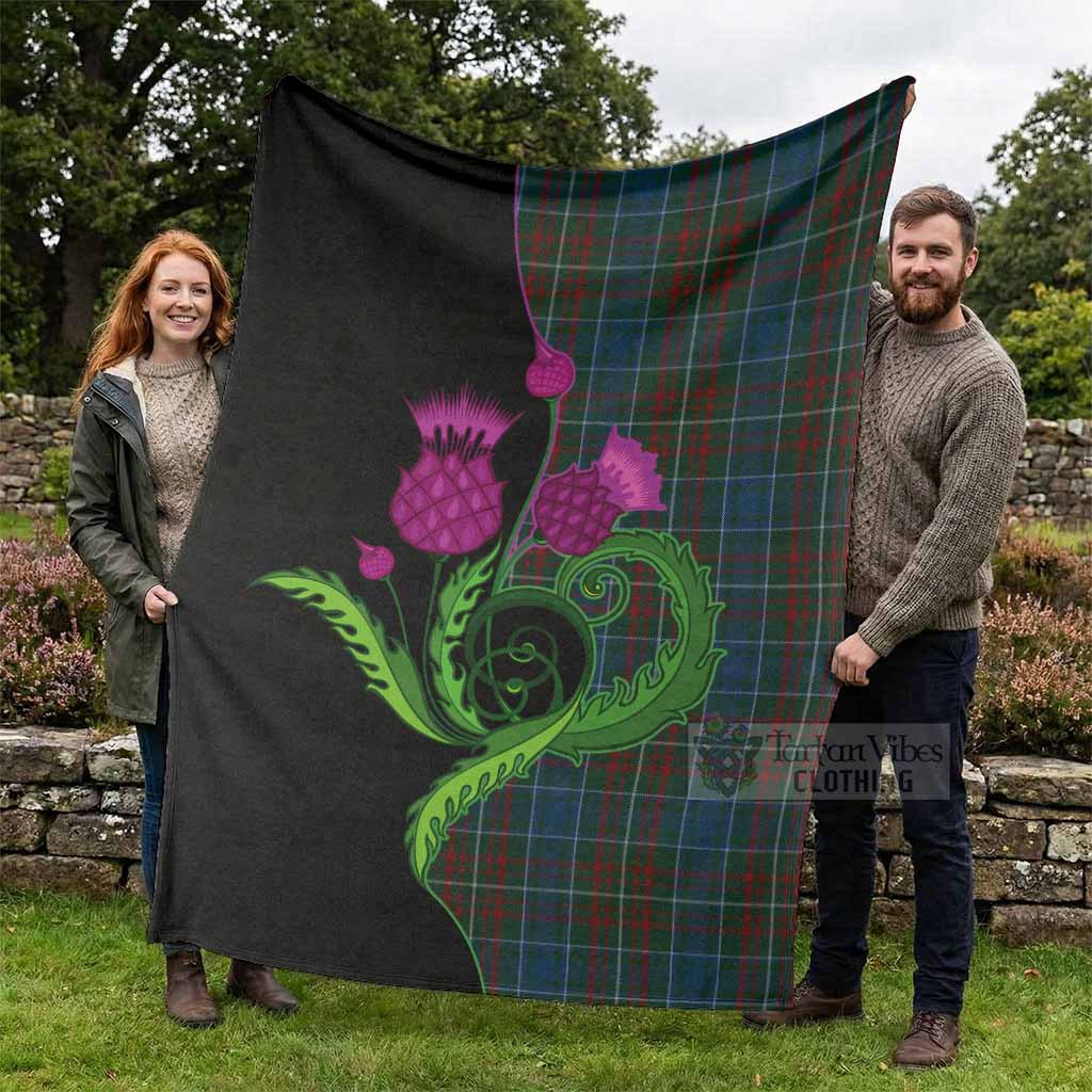 MacConnell (McConnell) Tartan Blanket Traditional Scottish Thistle - Tartan Vibes Clothing